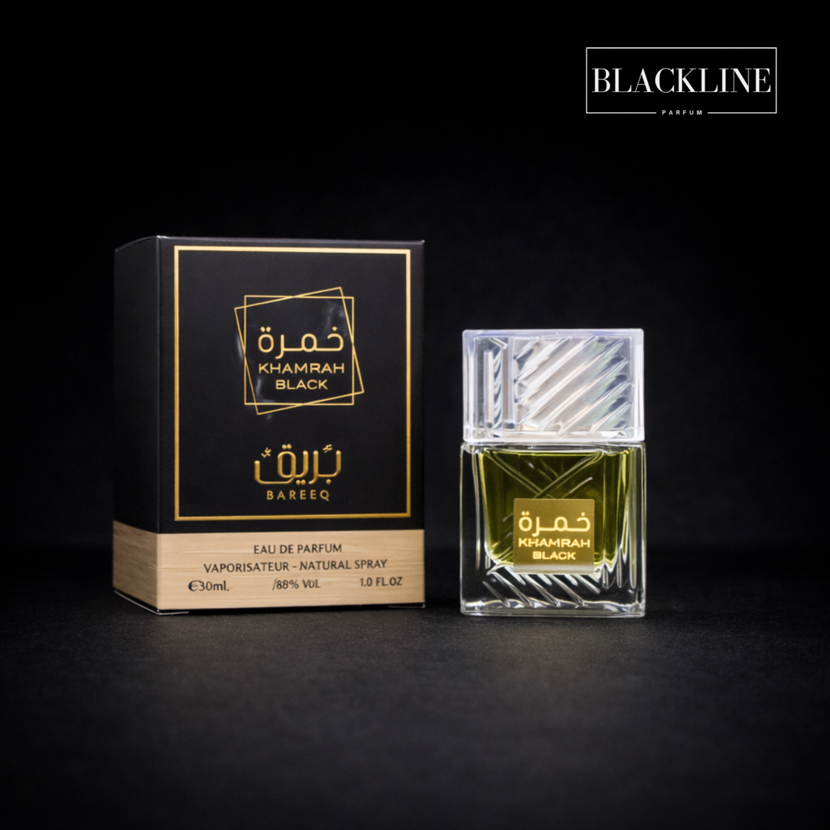 Khamrah Black BAREEQ 30ML Unisex