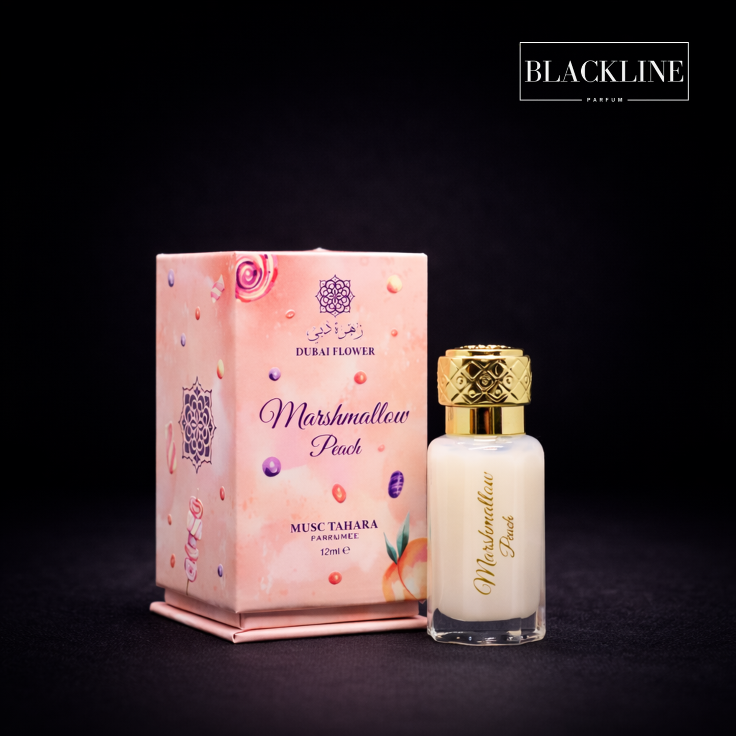 Intimate Musk Marshmallow Peach DUBAÏ FLOWER 12ML Unisex