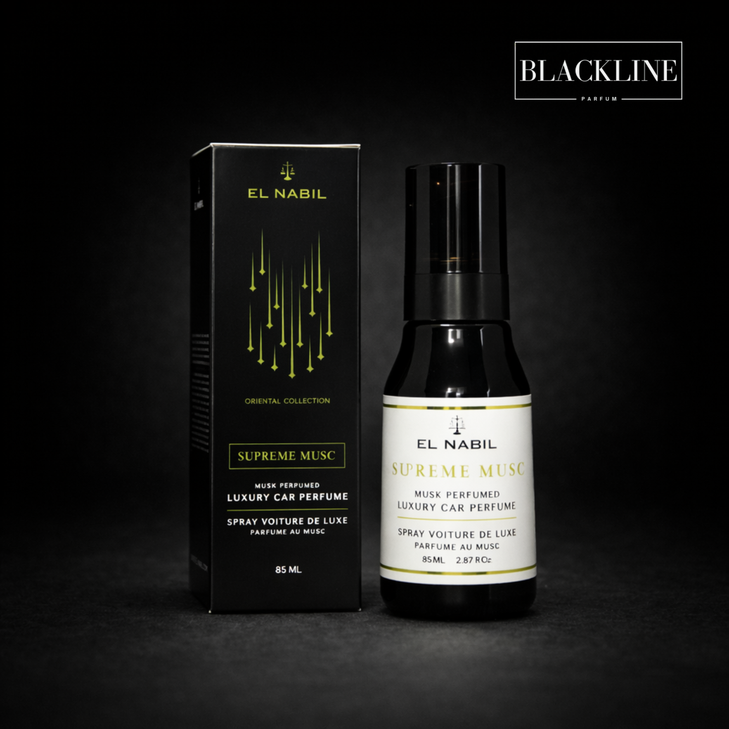 Spray per auto Suprême Musc Oriental Collection EL NABIL 85ML